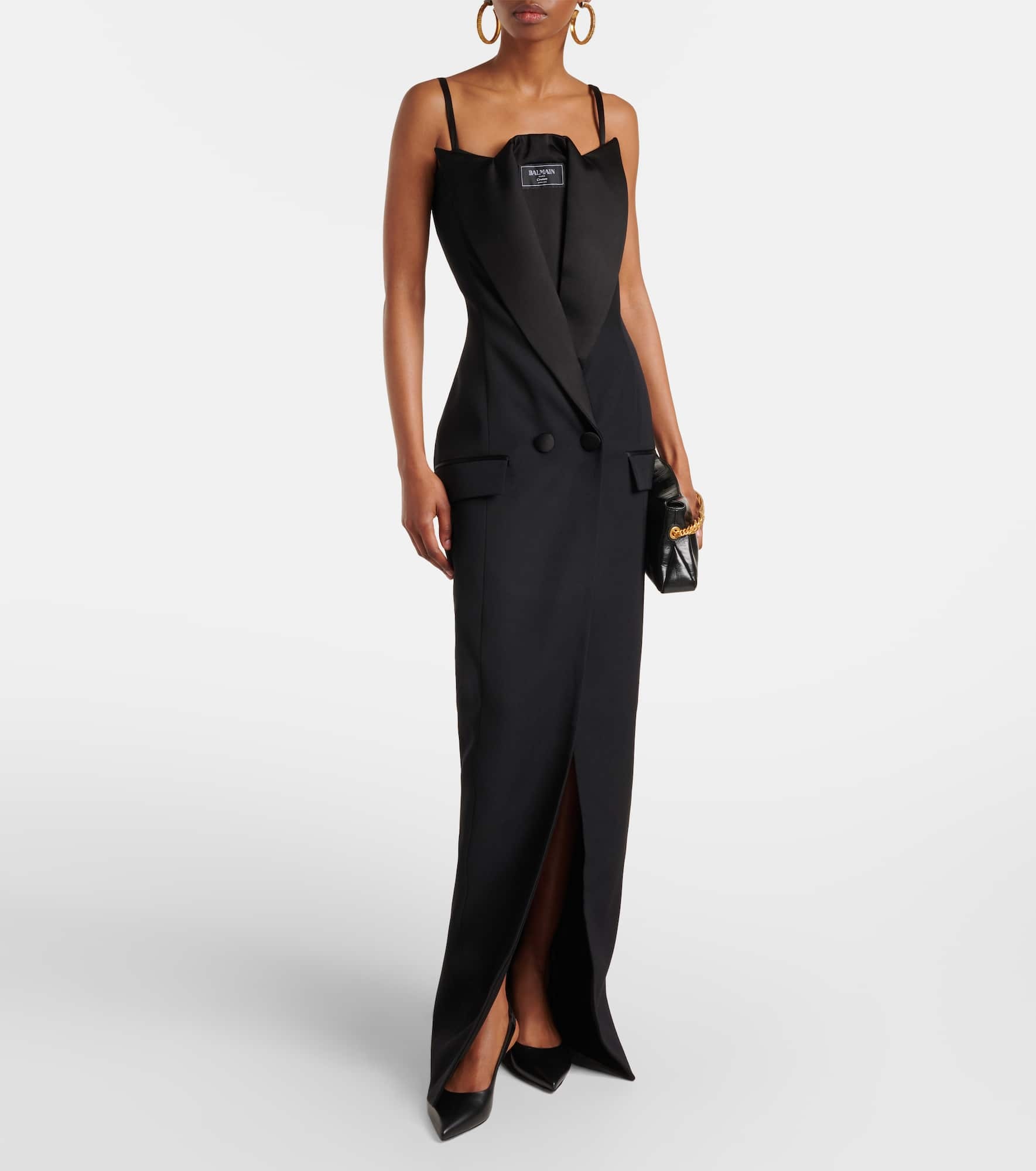 Wool grain de poudre gown - 2