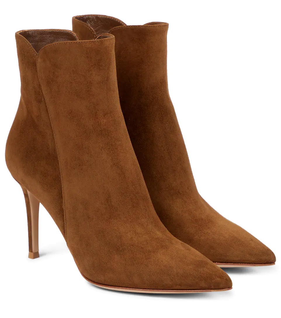 Gianvito Rossi Levy 85 suede ankle boots mytheresa REVERSIBLE