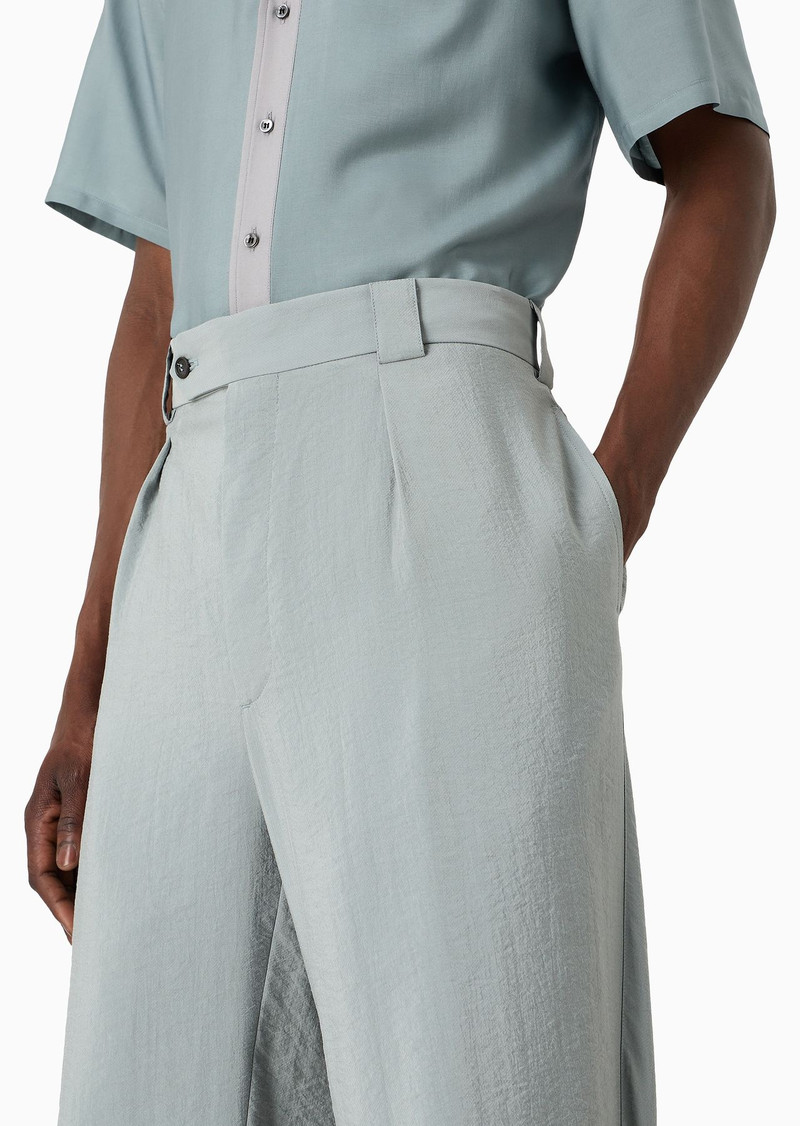 One-dart trousers in a silk-blend twill 5