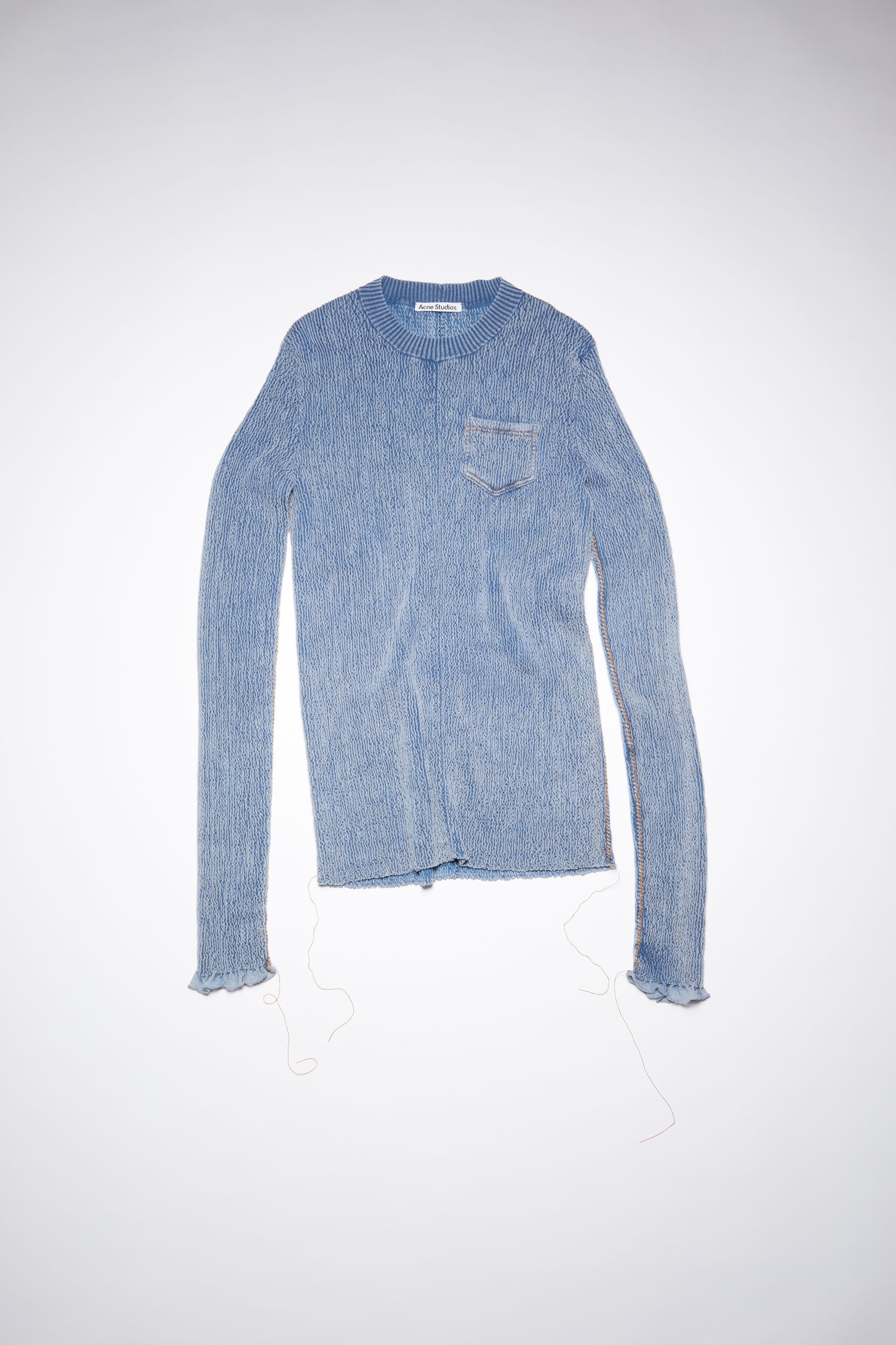 Denim wash sweater - Denim blue - 4