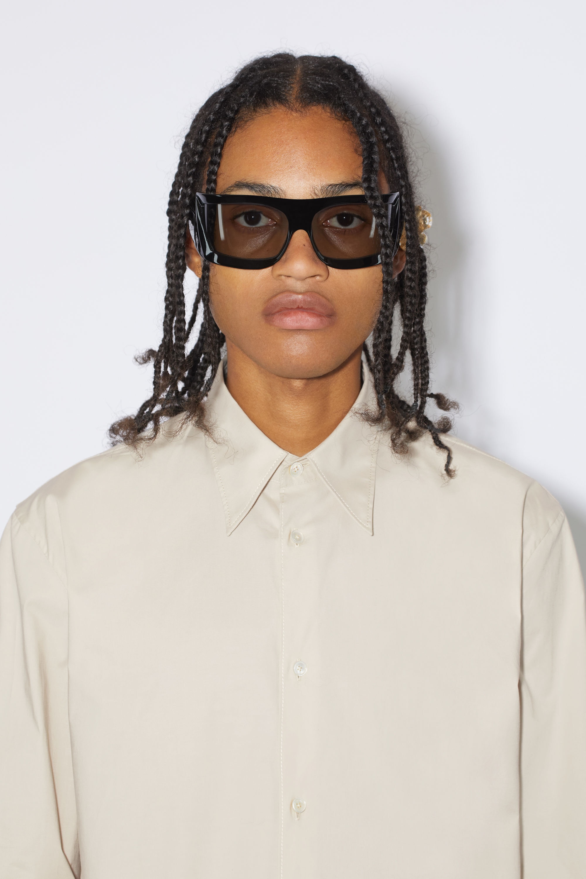 Button-up shirt - Antique white - 5