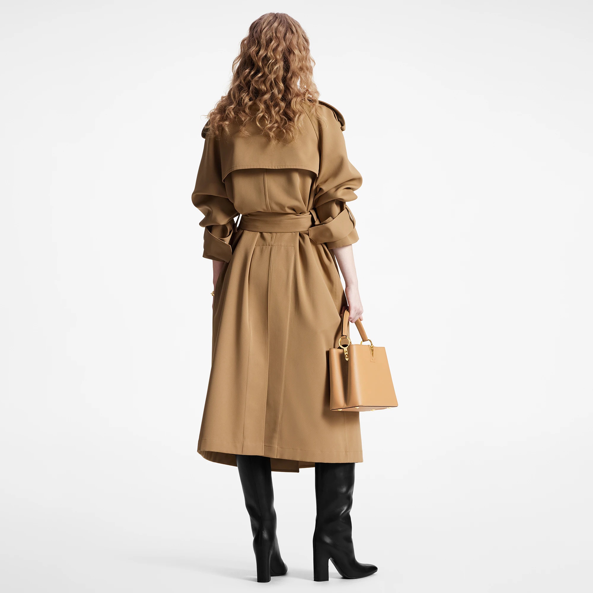 Oversized Detail Trench Coat - 3