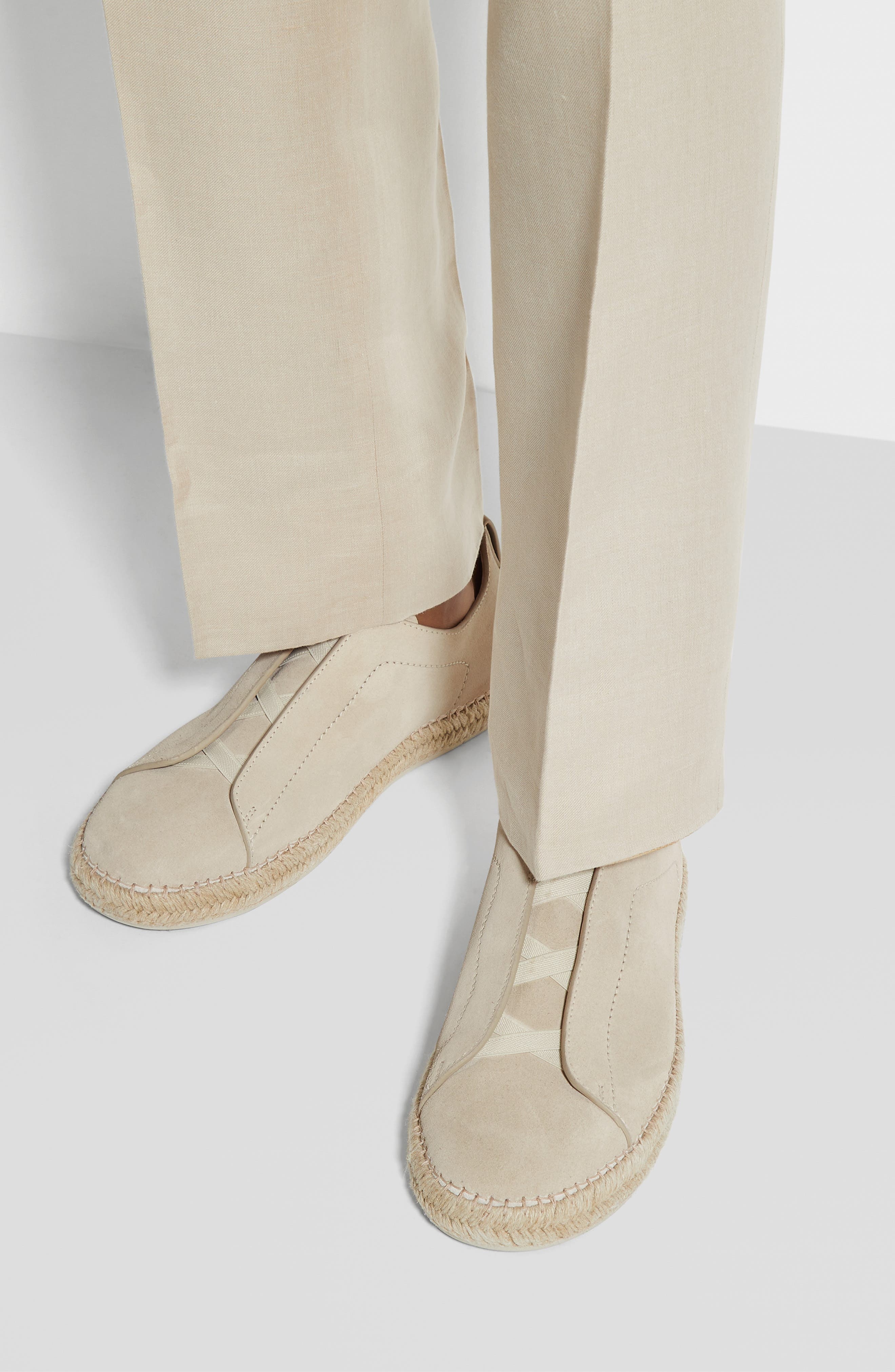 Triple Stitch Espadrille Slip-On Sneaker - 2