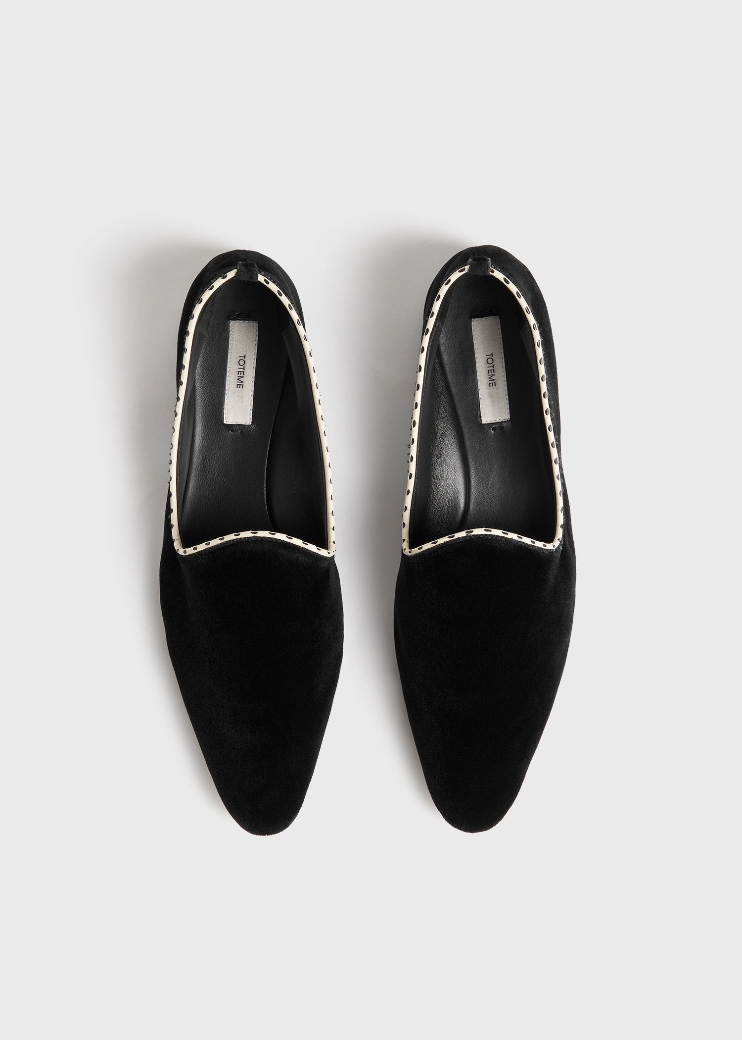 Velvet venetian slippers black - 3