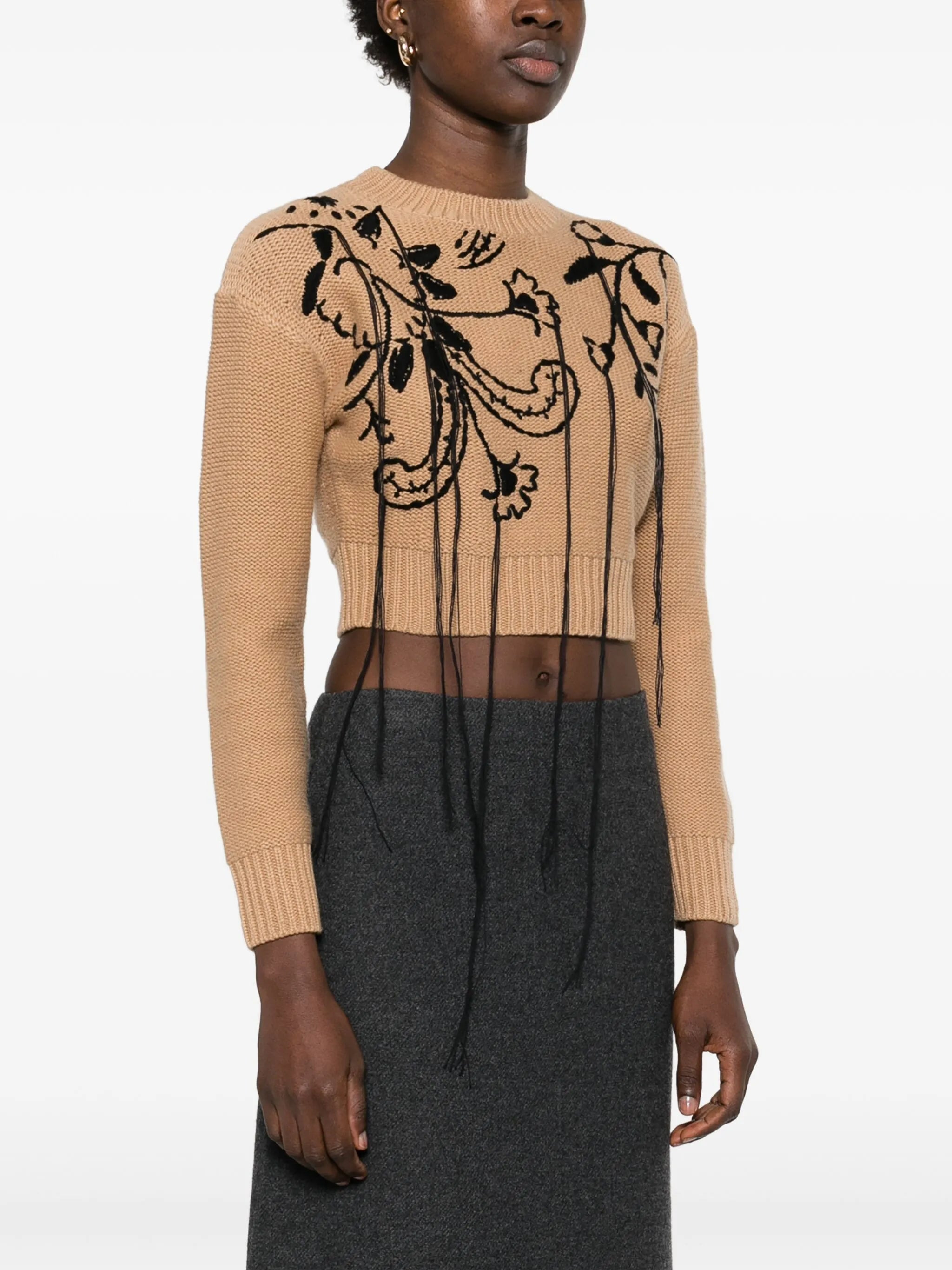 embroidered sweater - 3