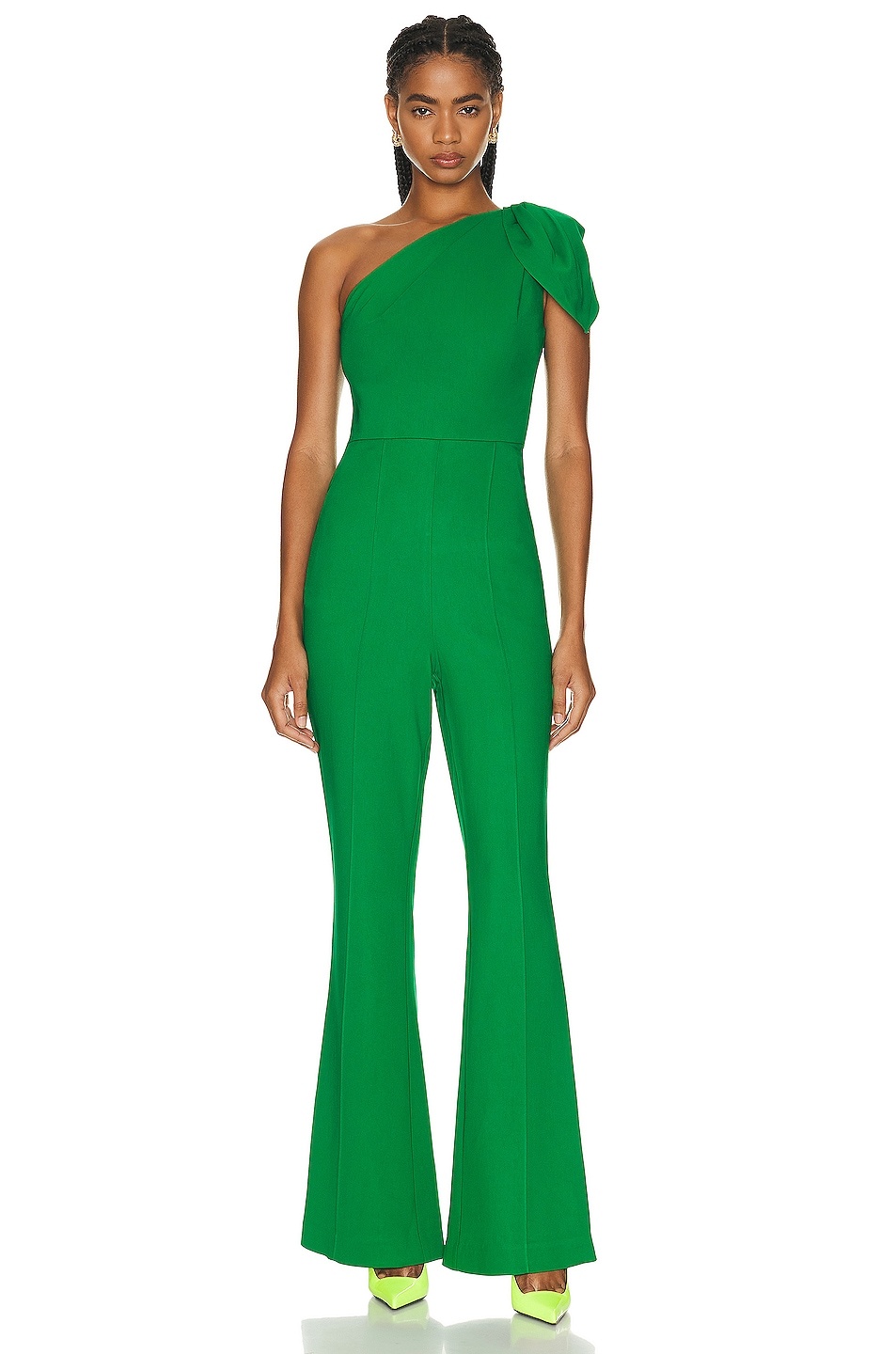 Asymmetric Stretch Cady Jumpsuit - 1