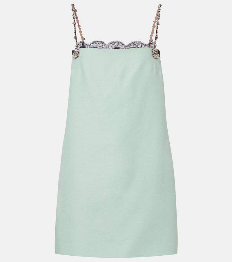 Crepe Couture embellished minidress 1
