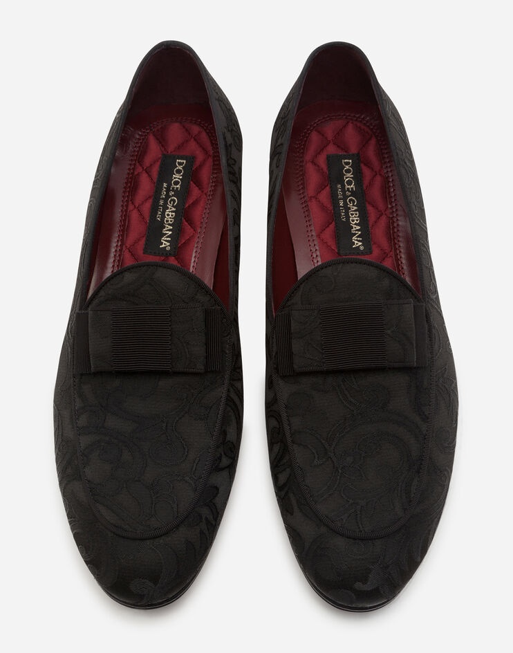 Jacquard slippers with bow-tie detail - 4