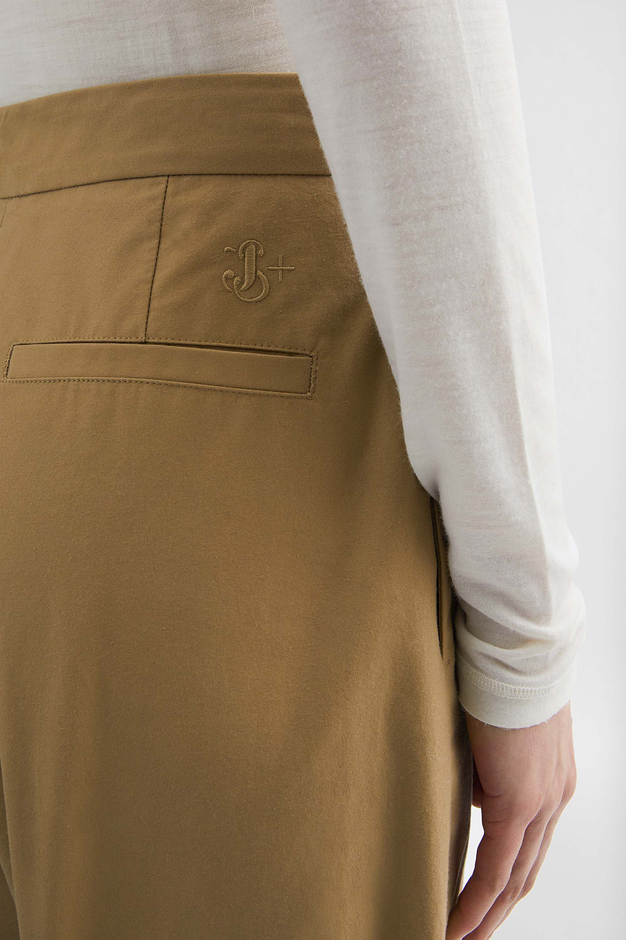 Cotton Tapered Trousers - 6