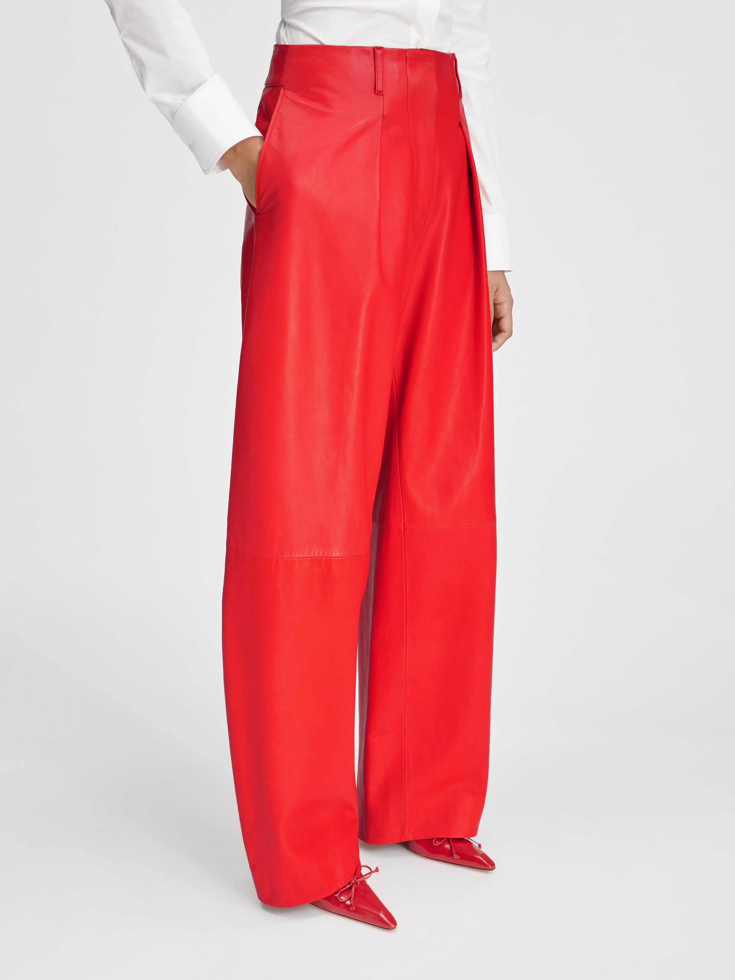 Le pantalon Ovalo cuir - 4