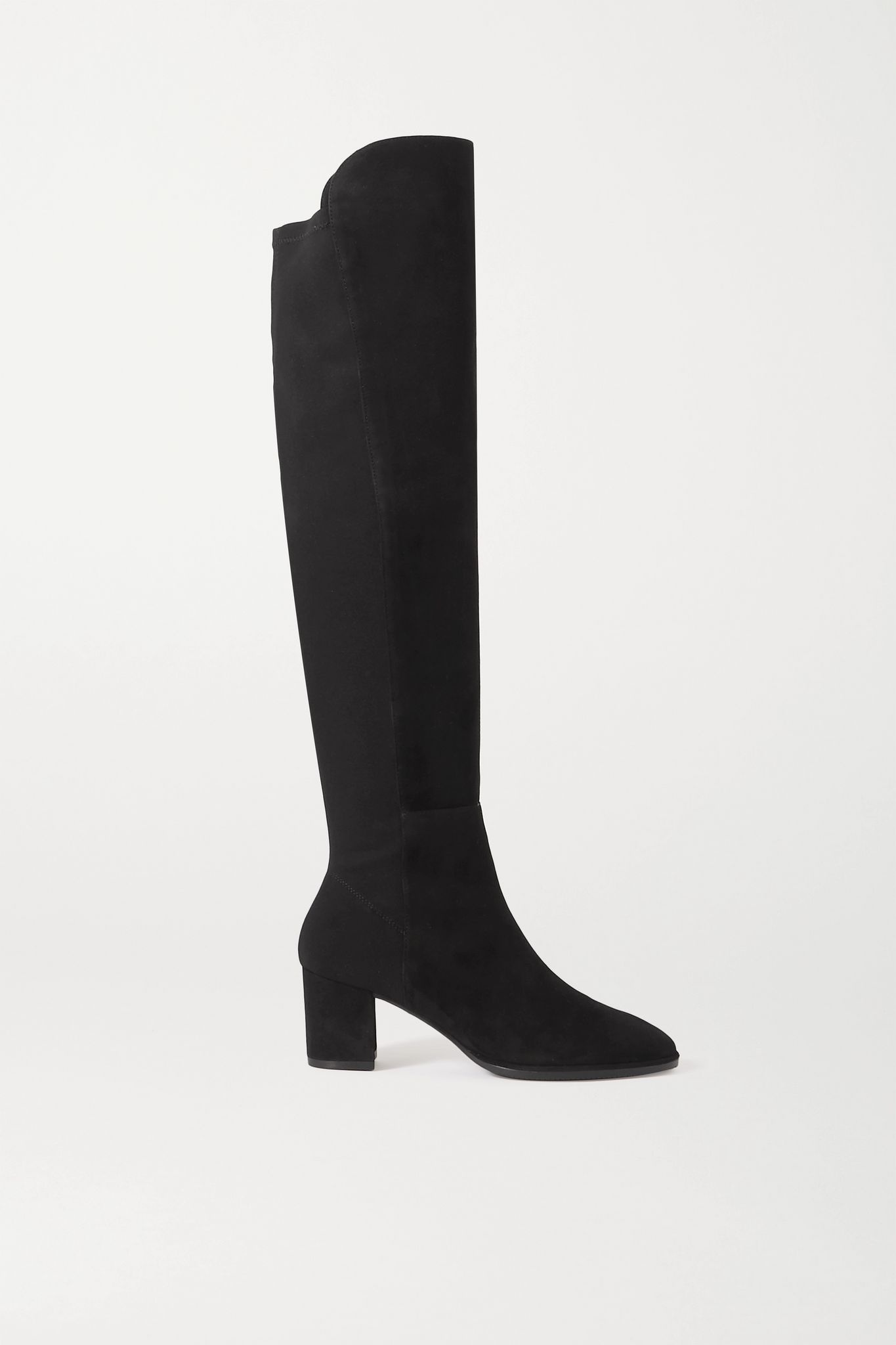 Harper suede and neoprene knee boots - 1