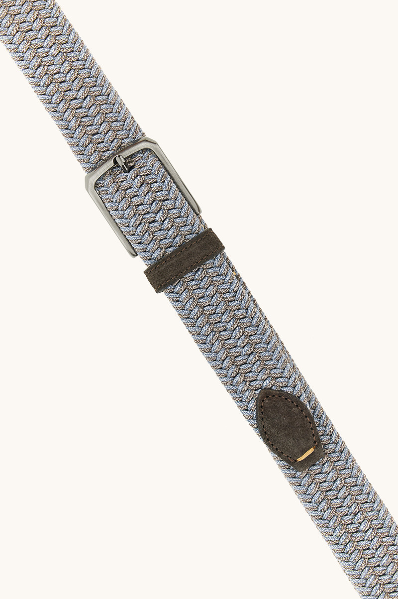 Paul & Shark ELASTIC BRAIDED BELT WITH SUEDE FINISHES outlook