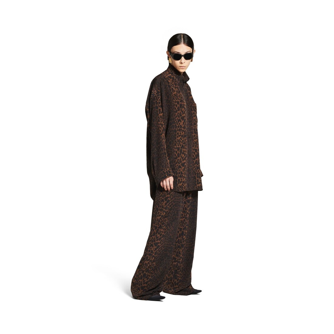 Women's Pyjama Pants in Brown - 2