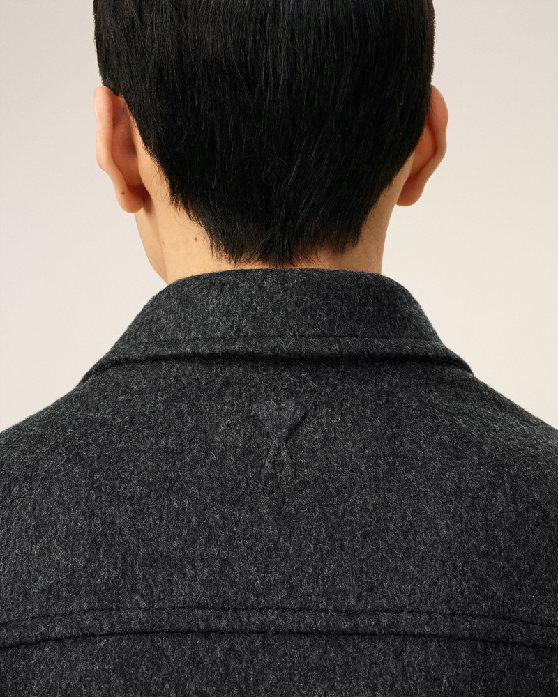 GREY WOOL TRUCKER JACKET 4