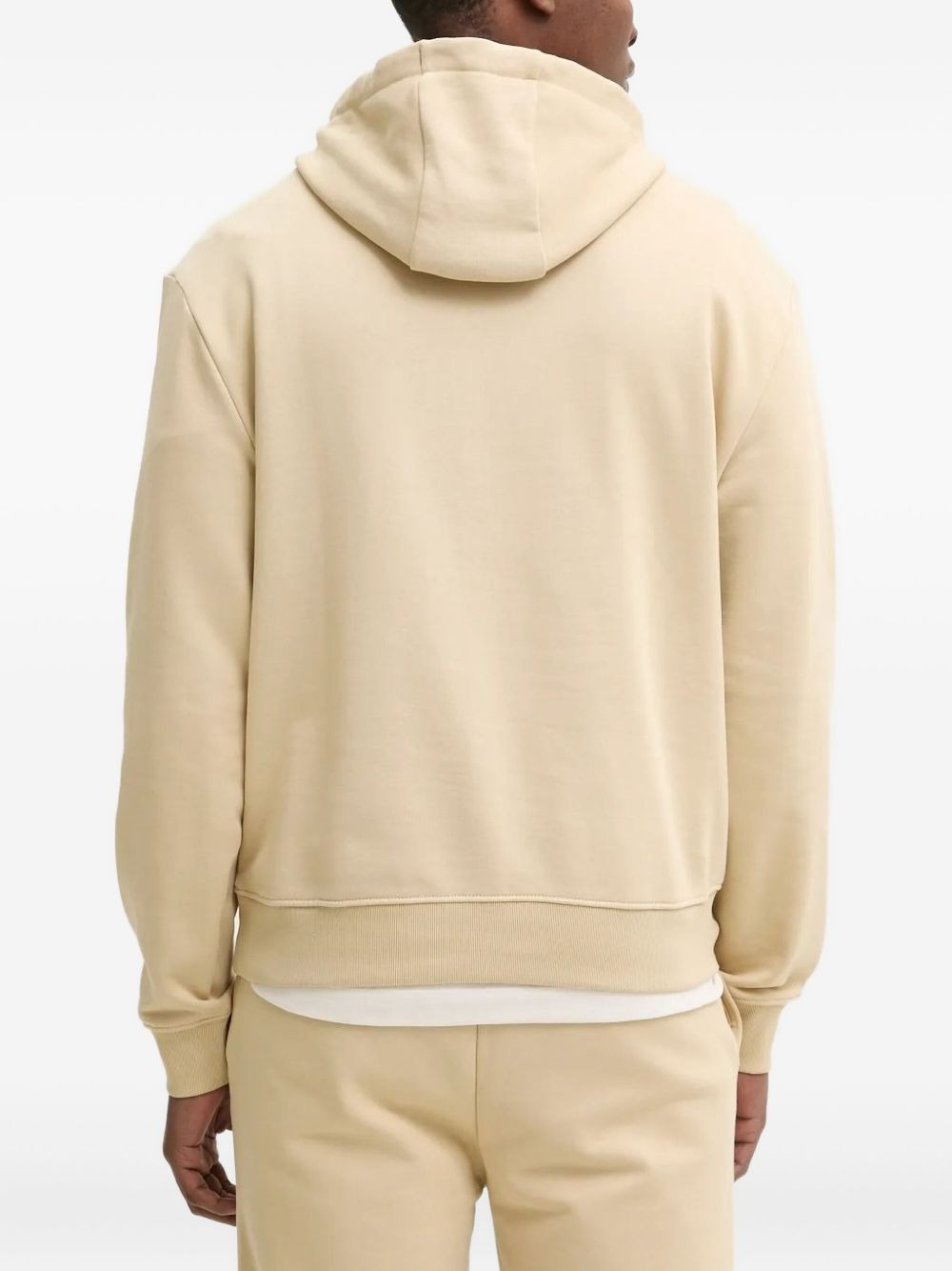 Dapo logo-appliqué drawstring hoodie - 4