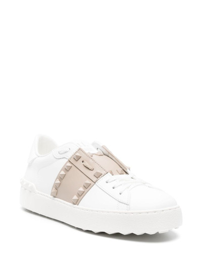 Valentino Rockstud Untitled leather sneakers outlook