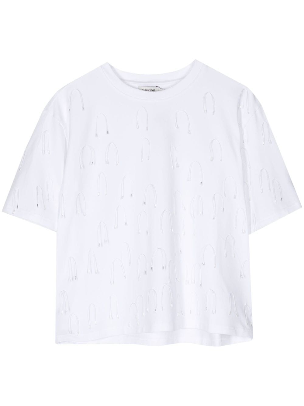 Amaru string-embellished T-shirt - 1