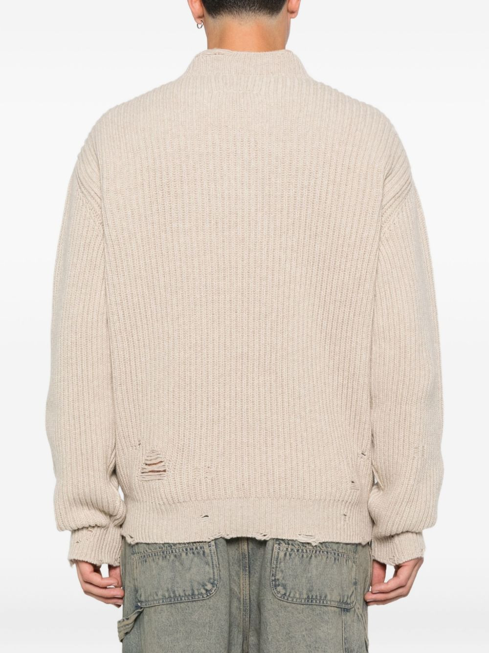 v-neck sweater - 4