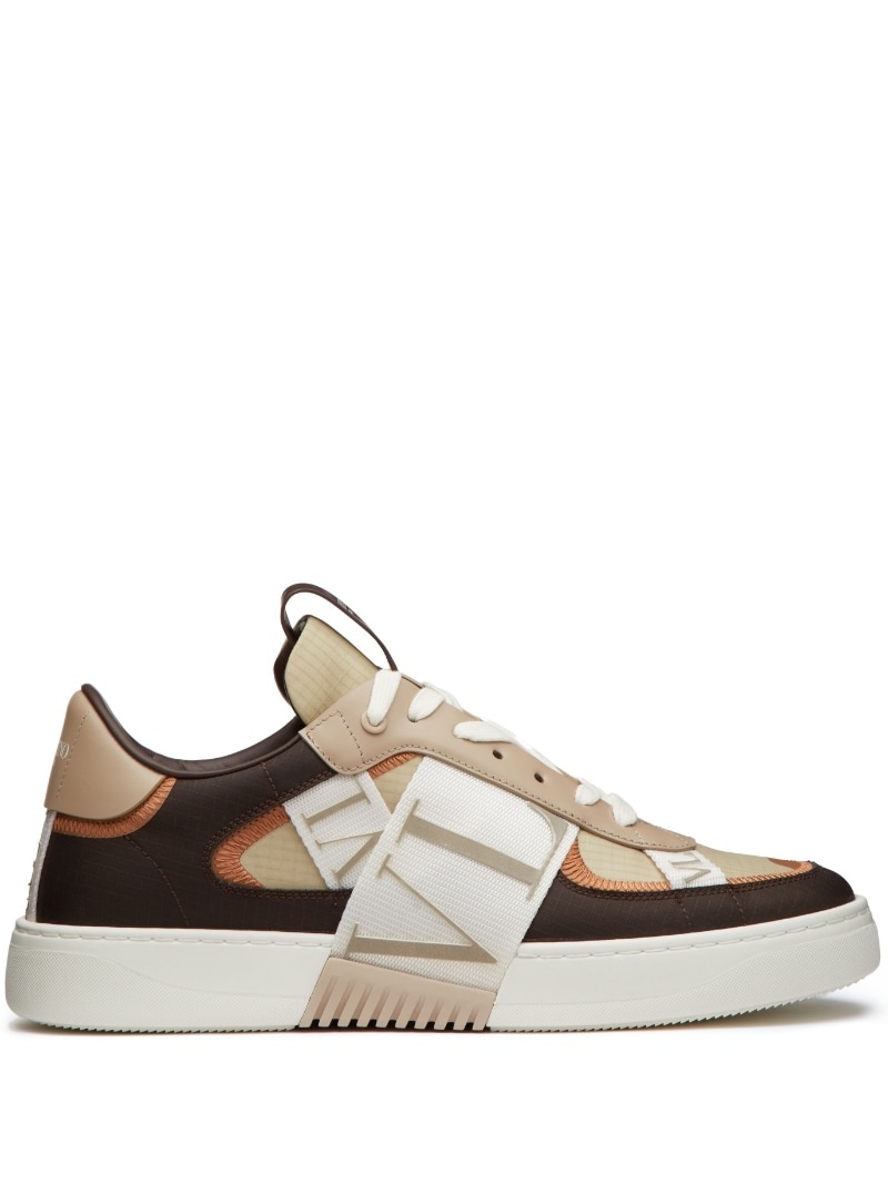 VL7N panelled lace-up sneakers - 1