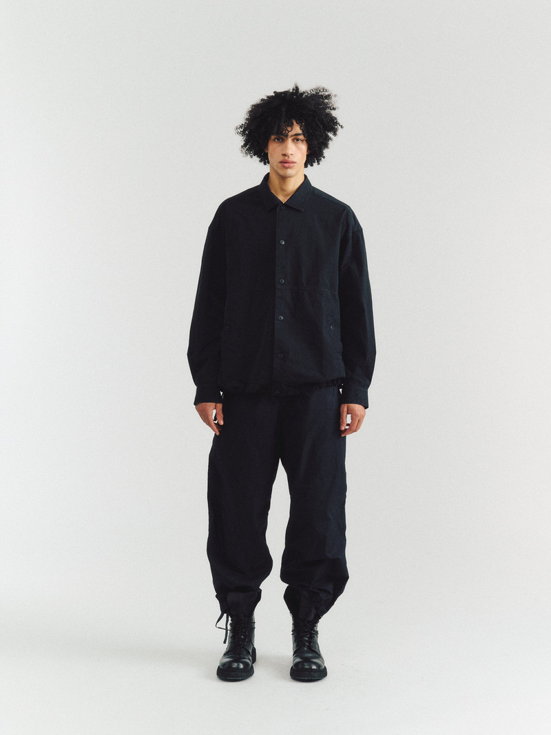 MIKA SHIRT - PAPER COT - PITCH BLACK 3
