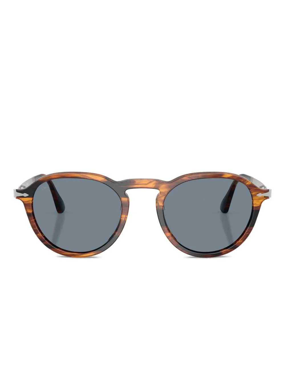 tortoiseshell round-frame sunglasses - 1