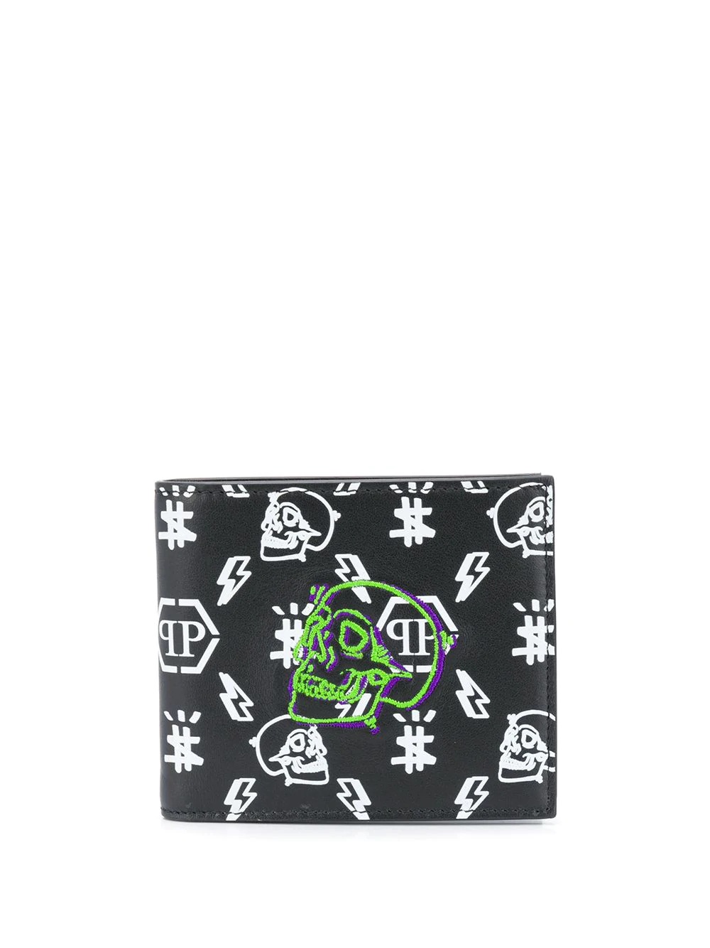 monogram print wallet - 1