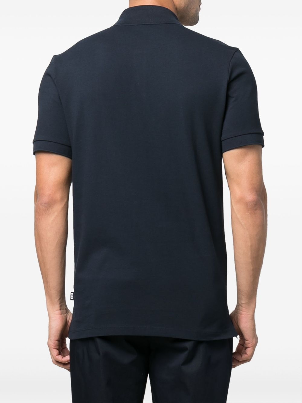 embroidered logo polo shirt - 4