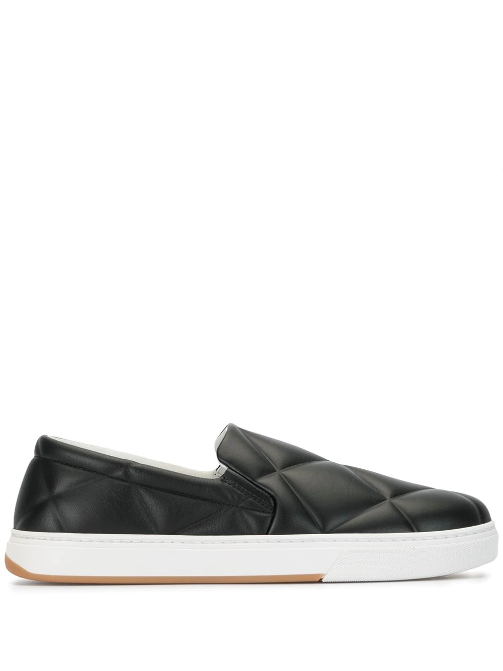 Intrecciato slip-on sneakers - 1