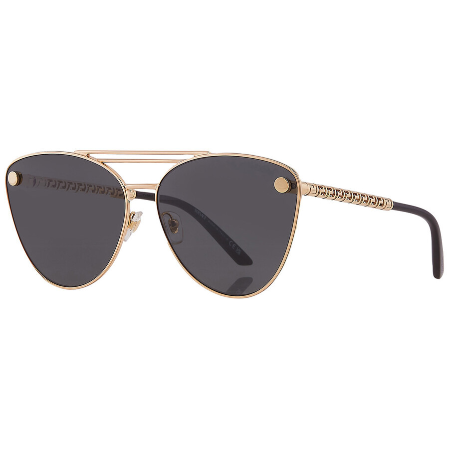 Versace Dark Grey Cat Eye Ladies Sunglasses VE2267 100287 64 - 3