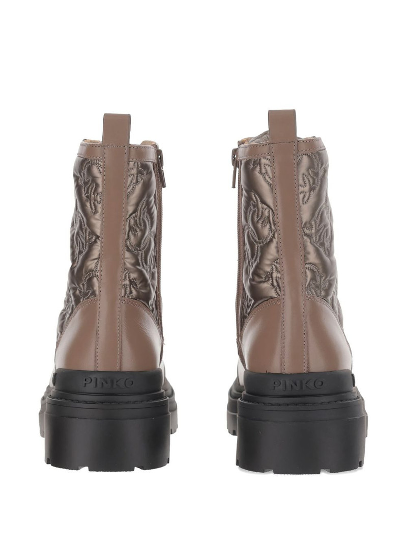 Love Birds-detail lace-up boots 3