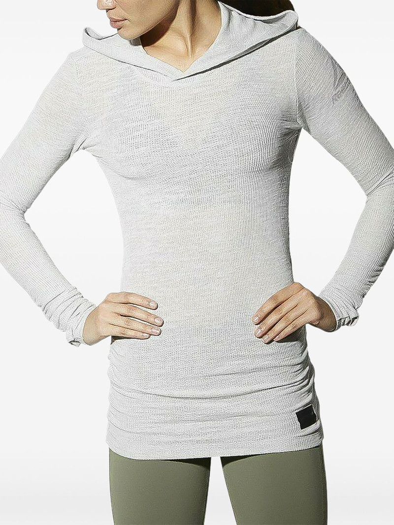 long sleeve waffle hoodie 1