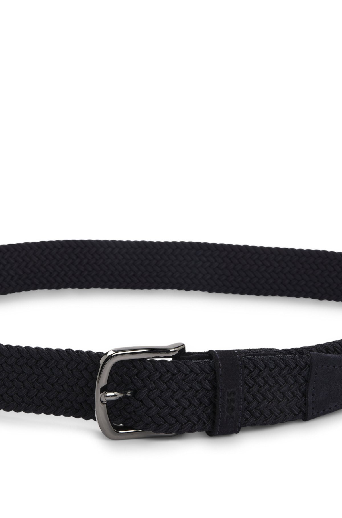WOVEN BELT WITH LEATHER TRIMS - 4