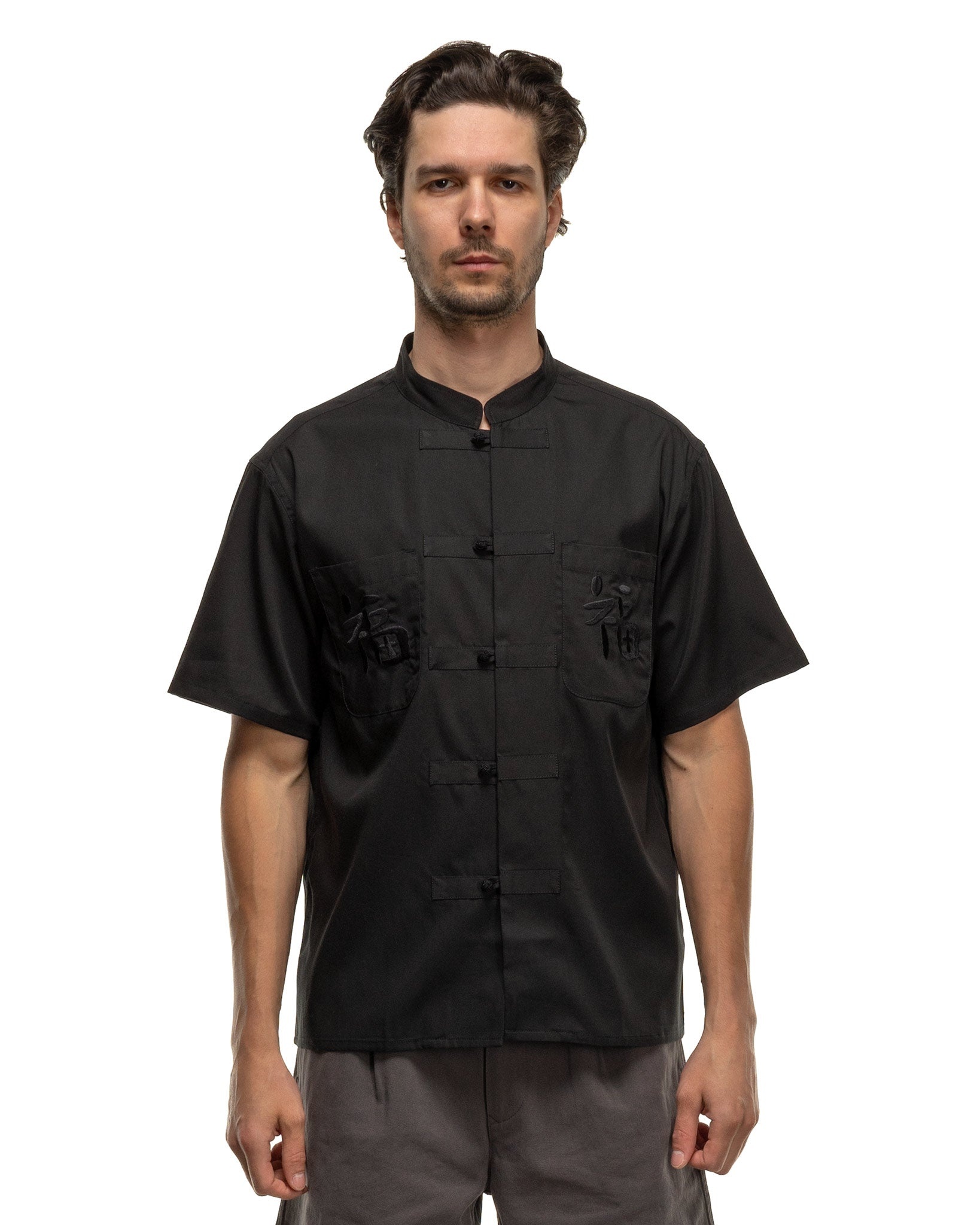 【2024年製 新品】 Human REVERSIBLE | Black Shirt S/S China Made トップス
