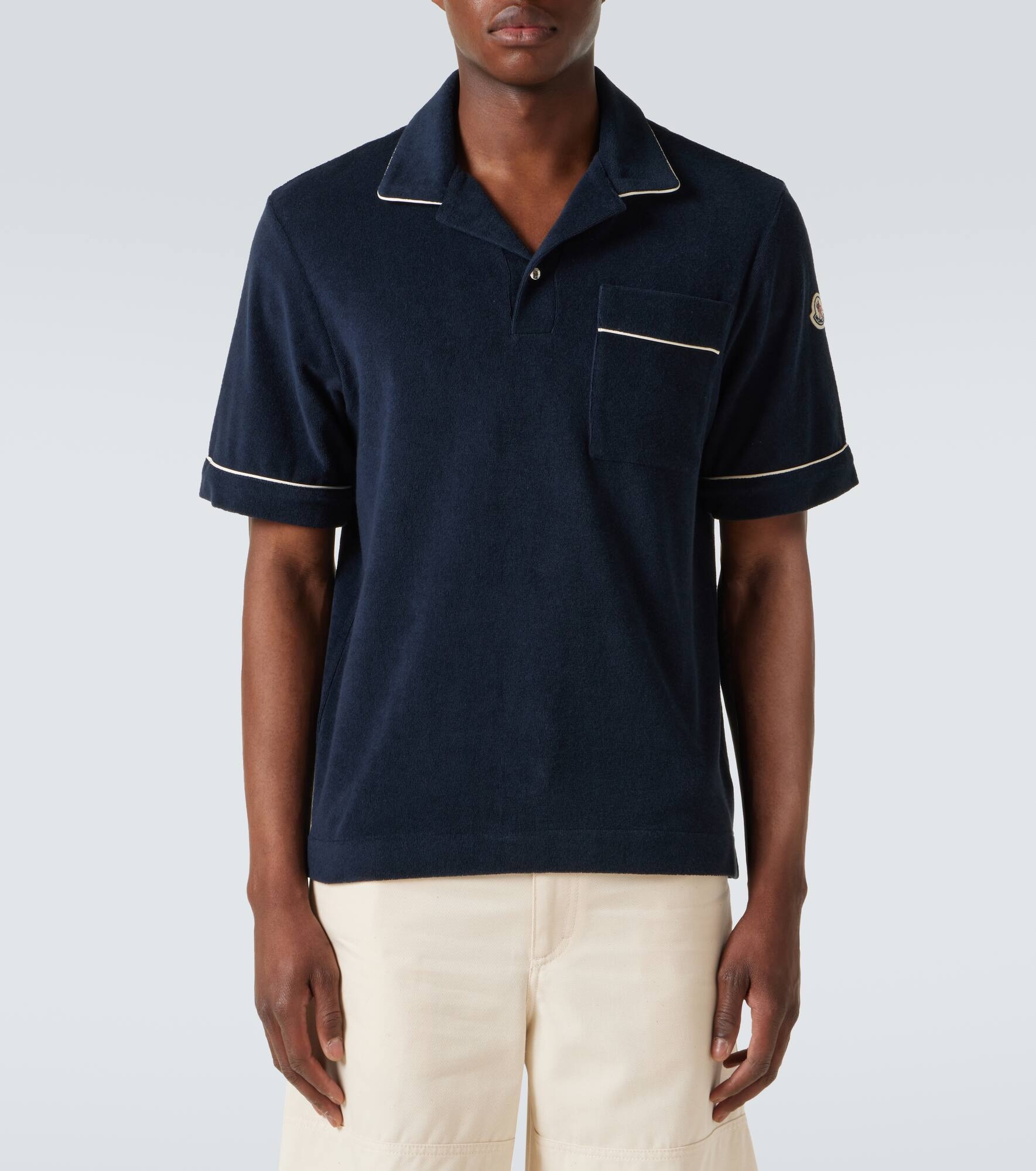 Archivio cotton terry polo shirt - 3