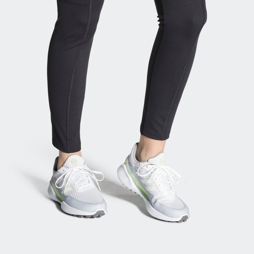 (WMNS) adidas Summervent Spikeless Golf 'White Almost Lime' GZ3281 - 7