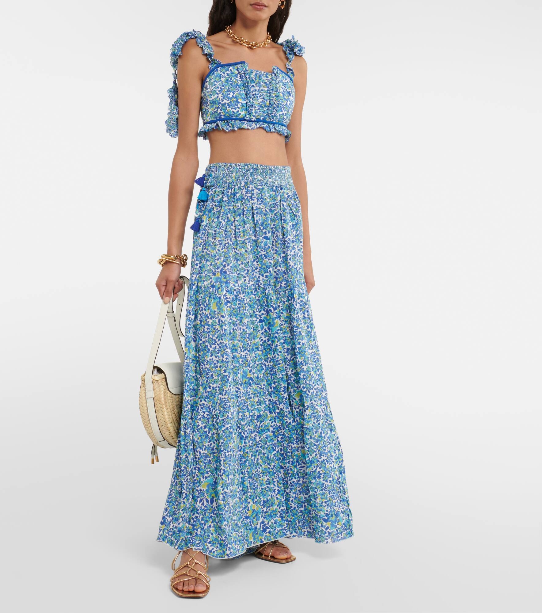 Ariane floral crop top - 2