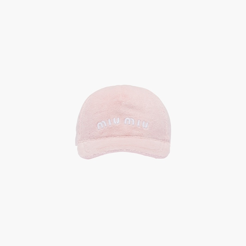 Miu Miu Terry baseball cap outlook