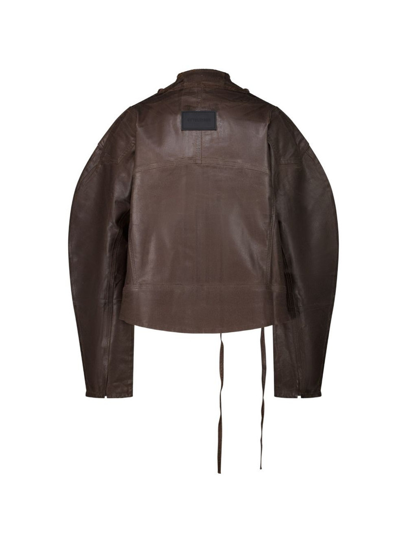 OTTOLINGER zip glazed denim jacket outlook