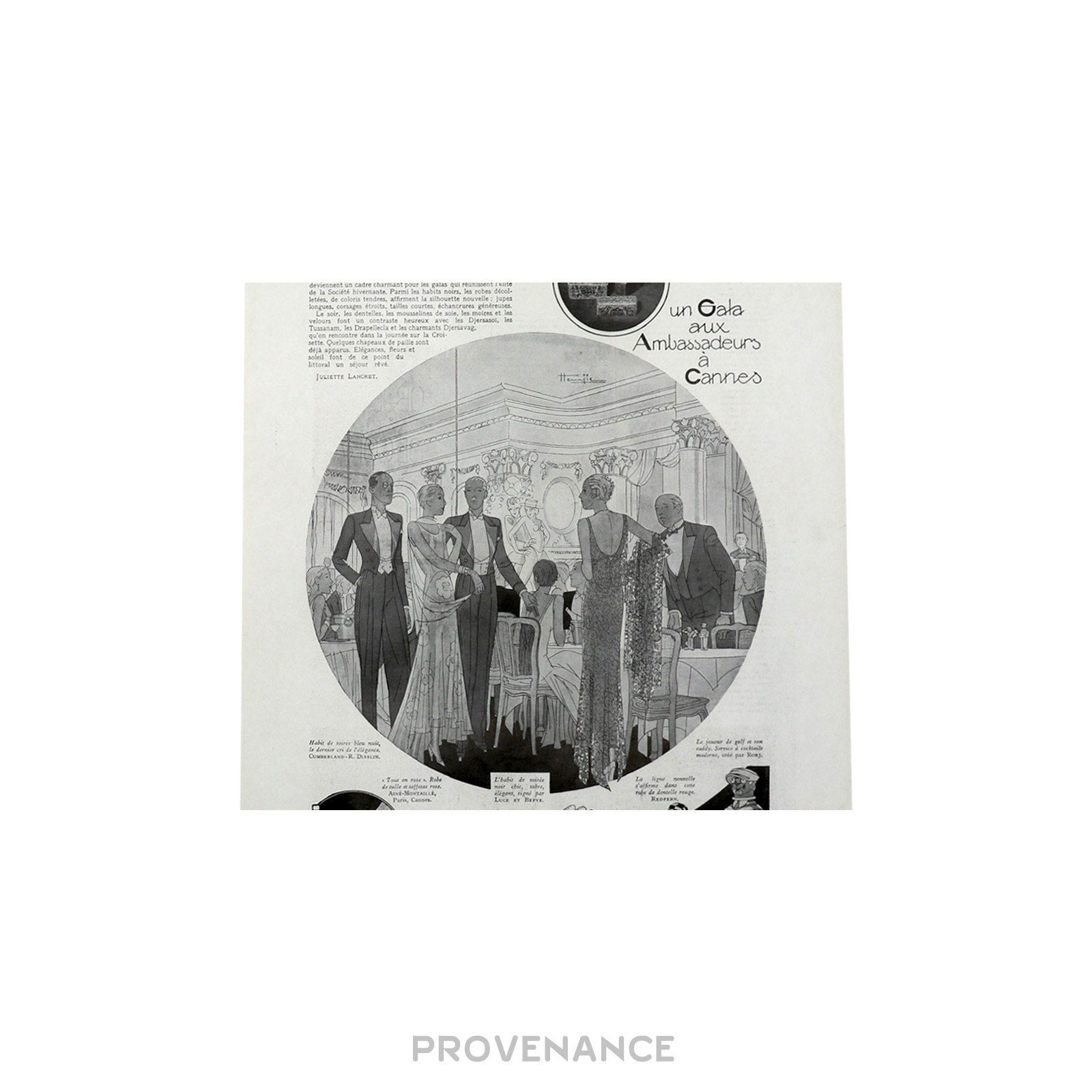 Louis Vuitton Antique Vintage Newsprint Ad - NOTES D'ELEGANCE - 6