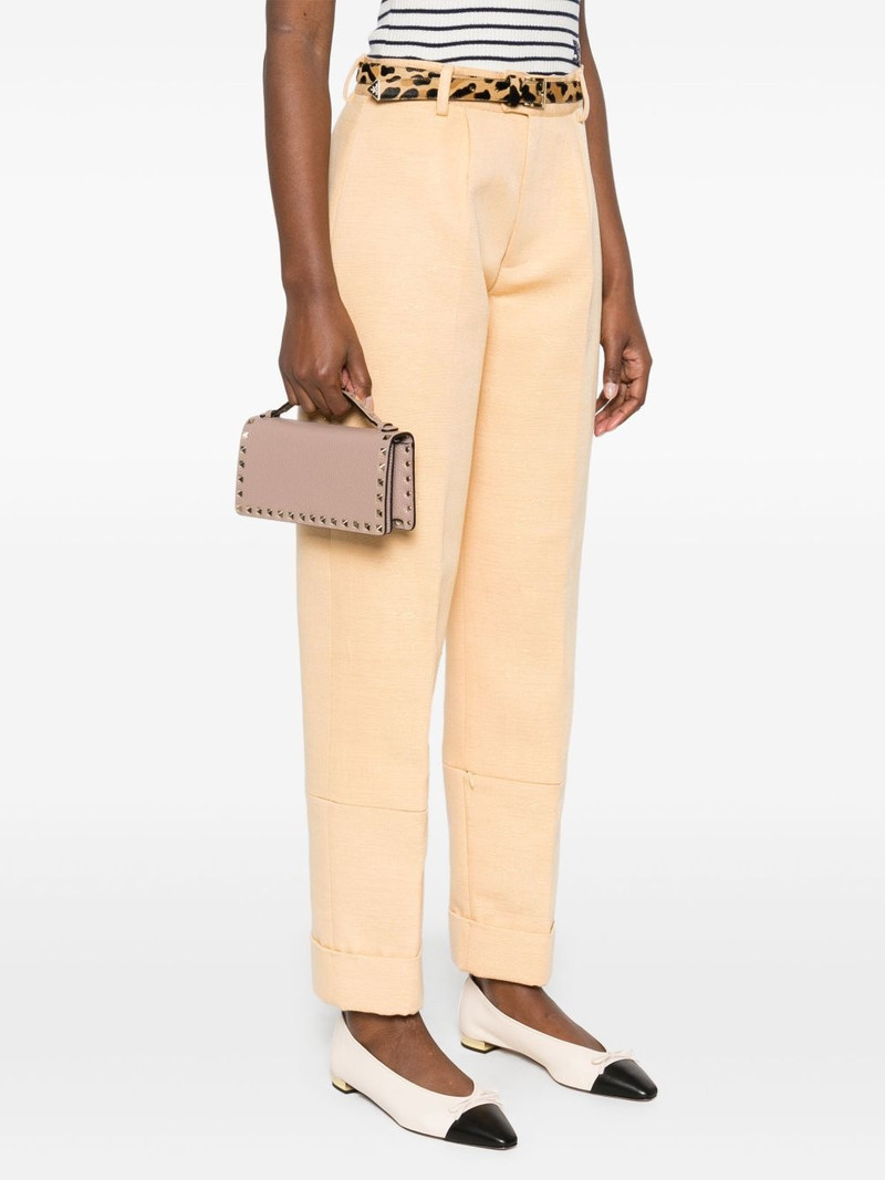 Valentino Rockstud-embellished clutch bag outlook