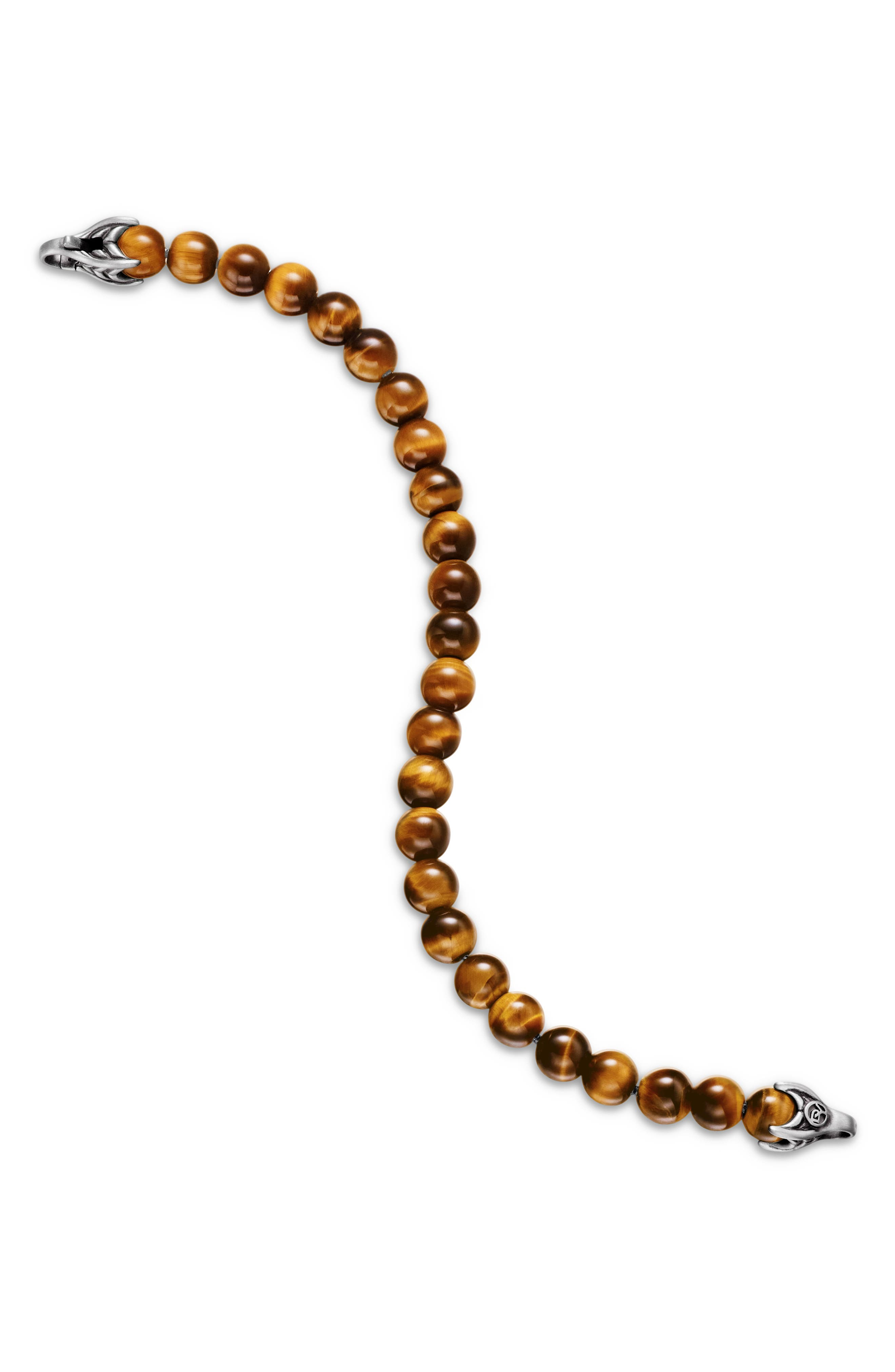David Yurman Men's Spiritual Beads Bracelet in Tiger Eye at Nordstrom - 7