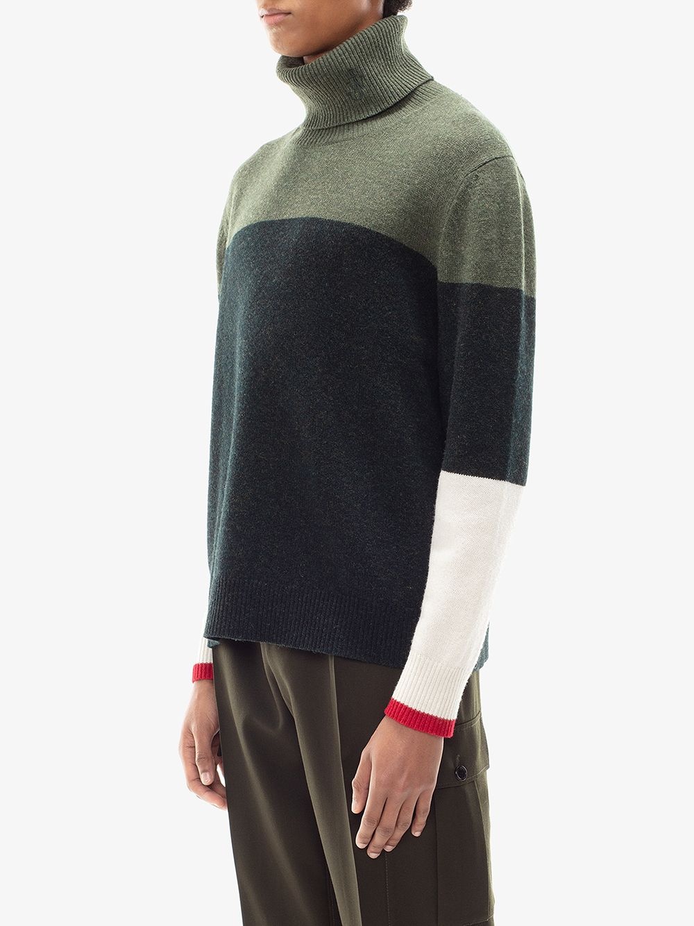 colourblock knitted jumper - 3