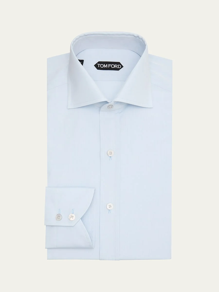 Men's Cotton Dress Shirt - 1