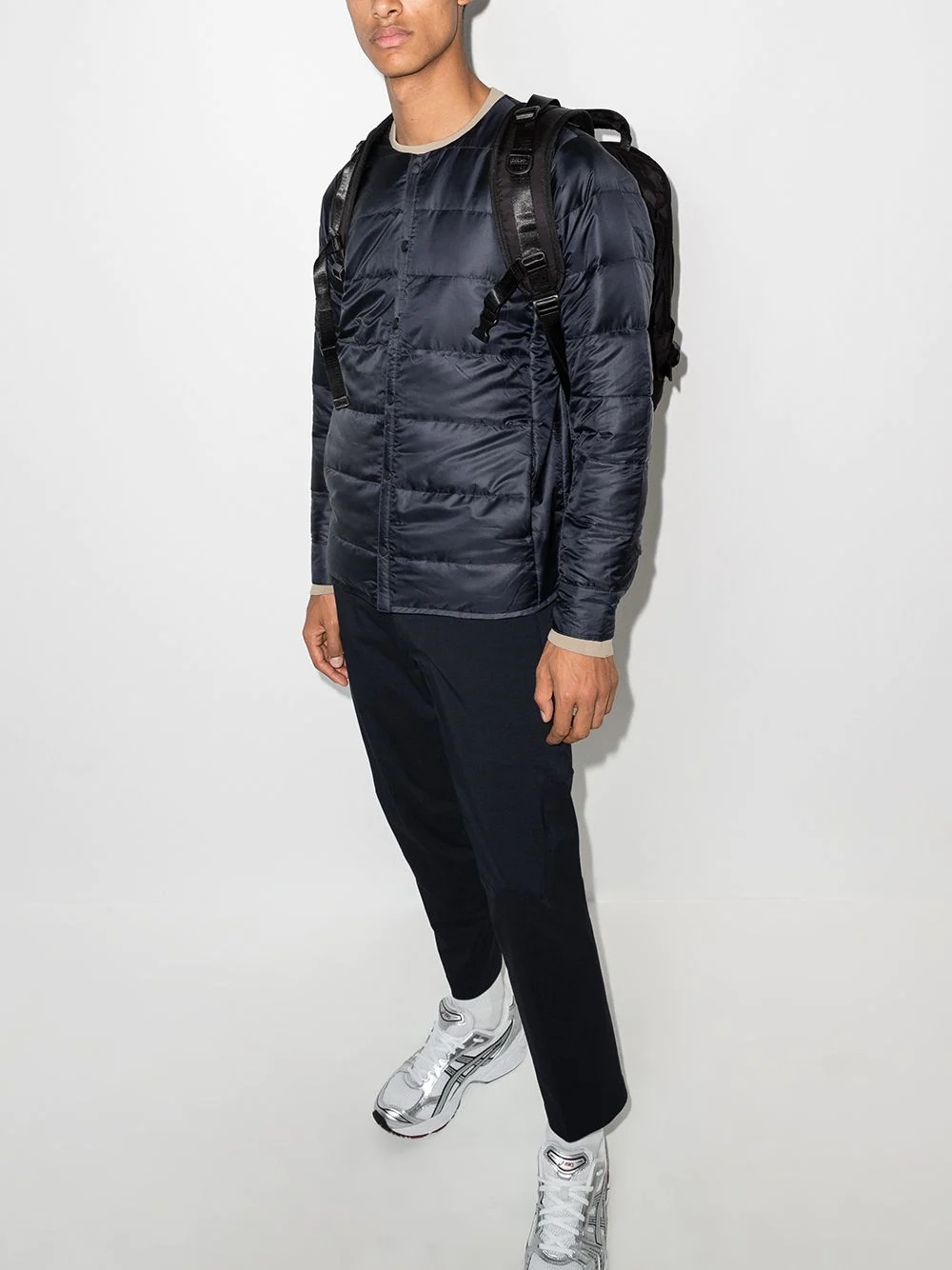 h.c.s collarless puffer jacket - 5