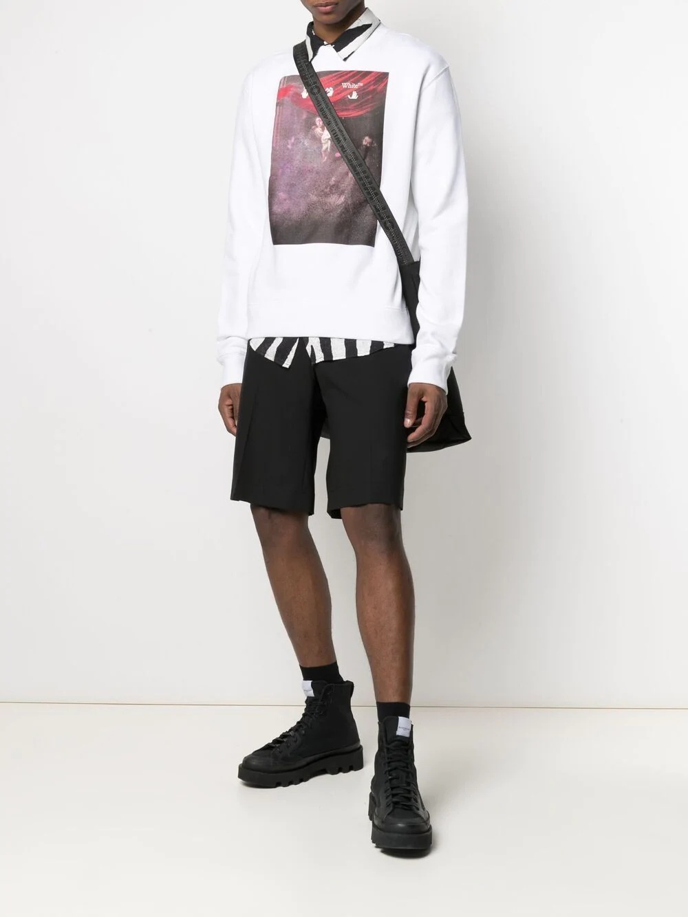 Arrows-motif printed sweatshirt - 2