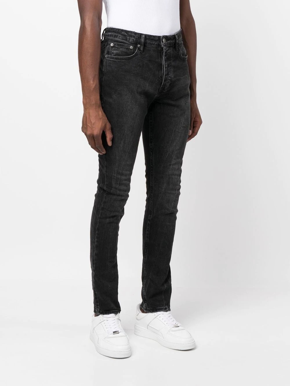 Chitch Marbled slim-cut jeans - 3