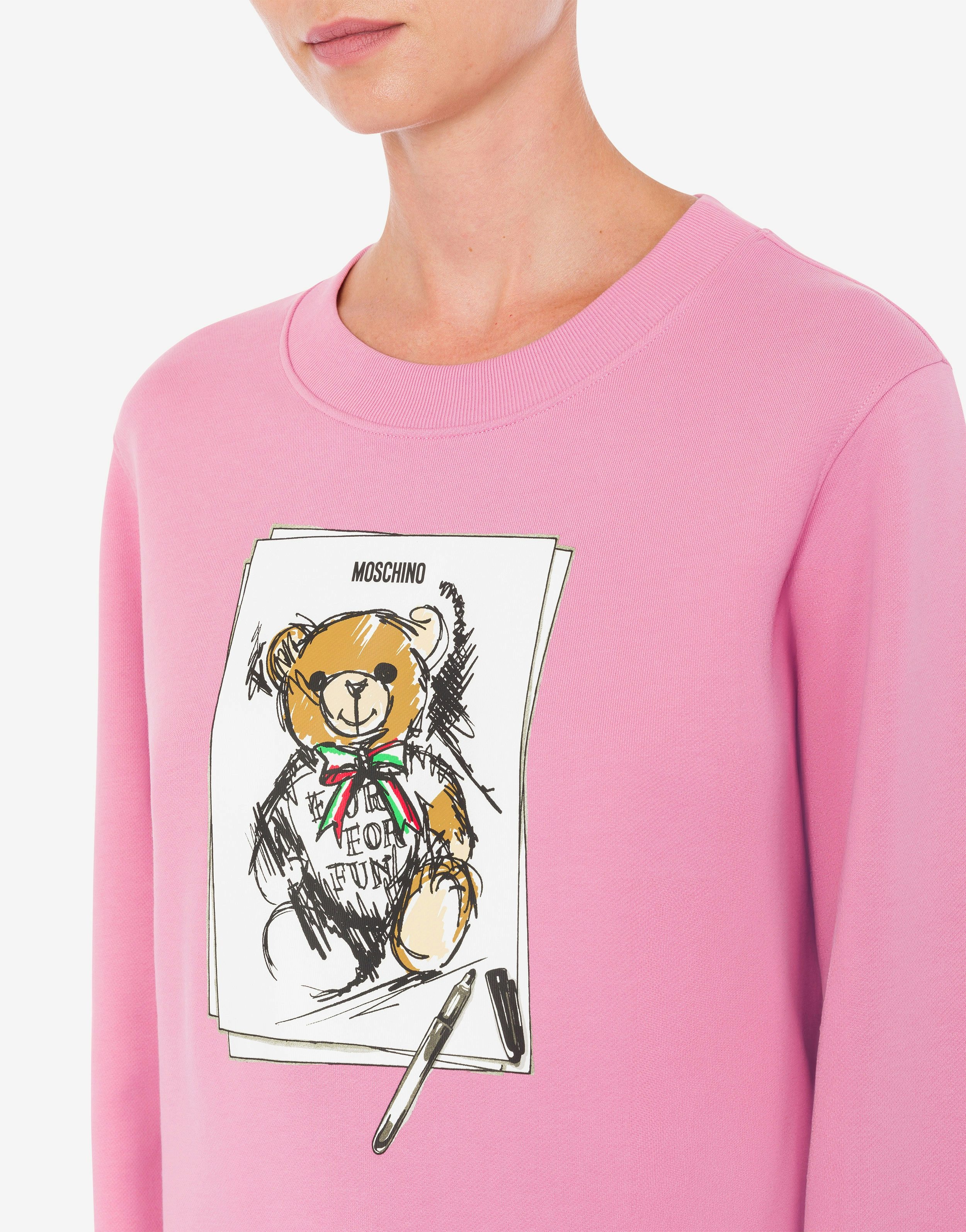 MOSCHINO TEDDY BEAR SWEATSHIRT - 4