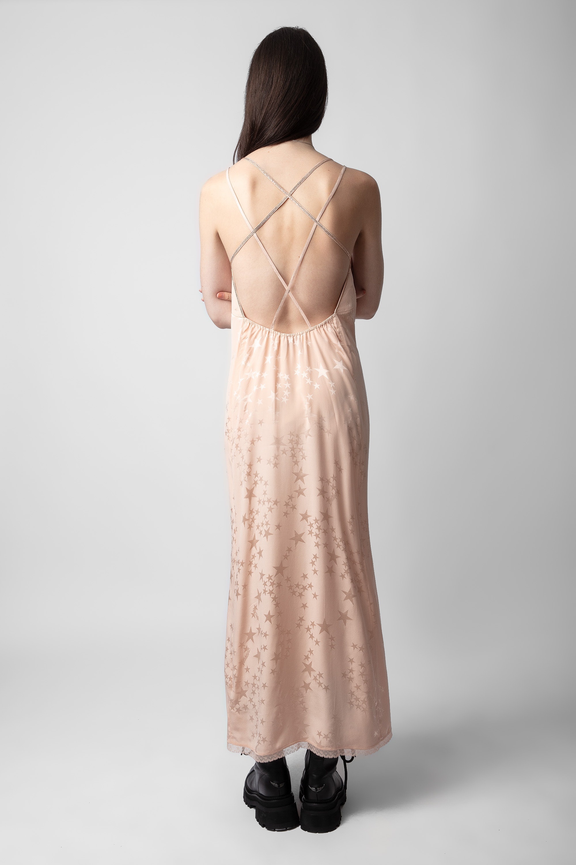 Rohal Silk Jacquard Dress - 5