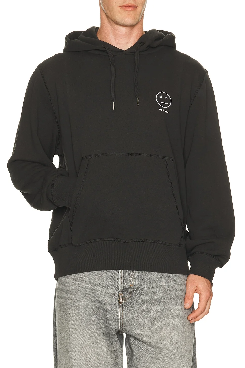 Sour Face Embroidered Hoodie - 1