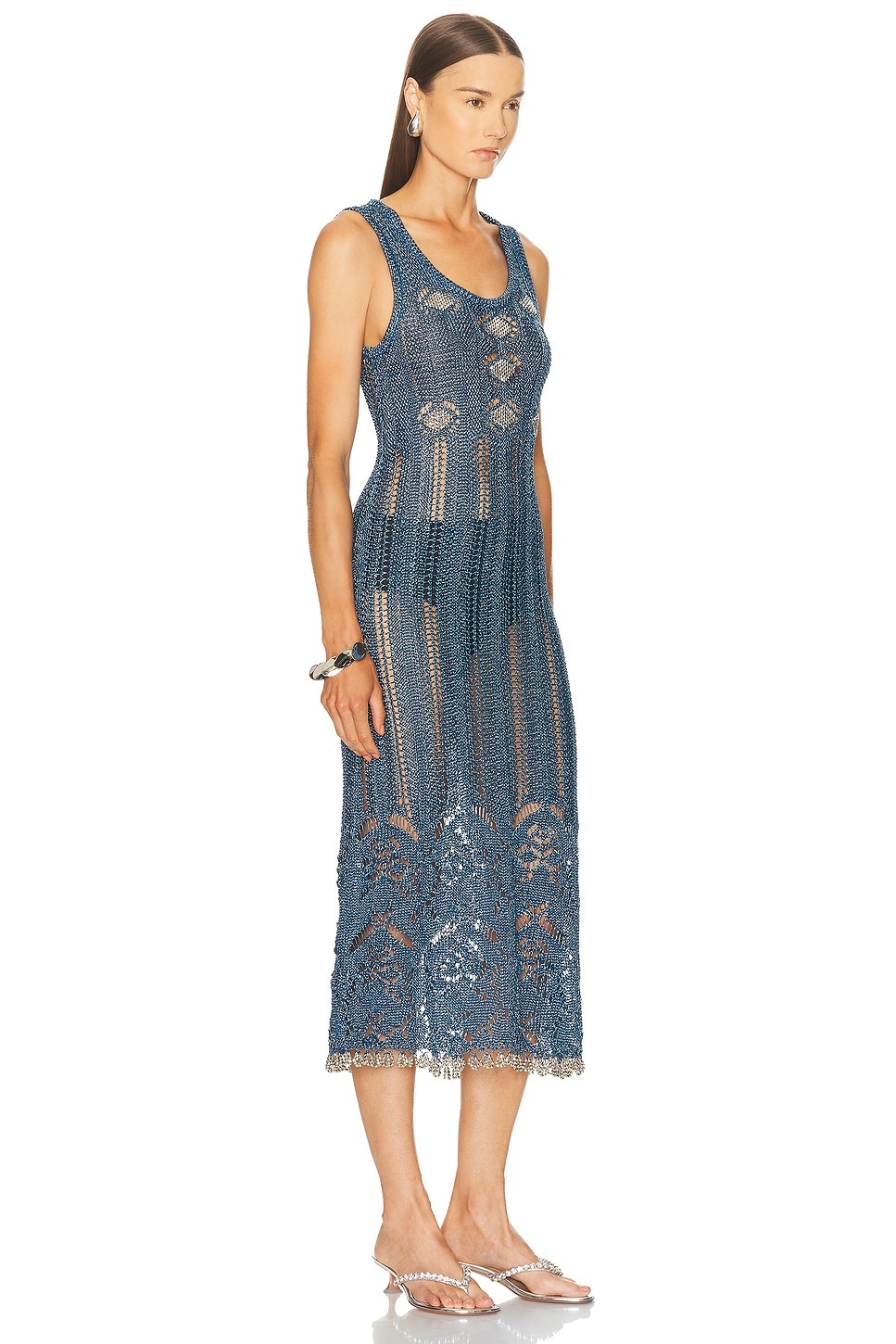 Crochet Lurex Dress - 2